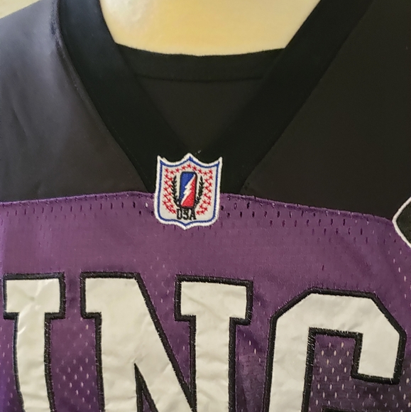 Men's / Unisex football Jersey, small, PimpC, purple and black - Picture 3 of 7